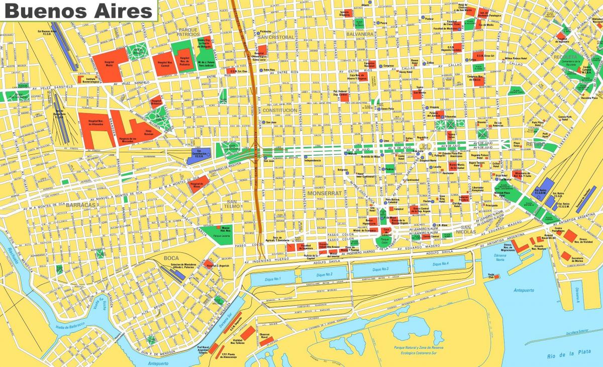 Stadtplan von Buenos Aires